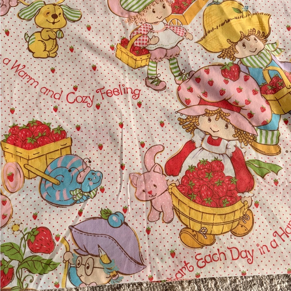American Greetings 🍓Strawberry Shortcake🍓 START EACH DAY IN A HAPPY WAY VINTAGE - Picture 3 of 7
